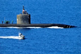 Újabb amerikai atom-tengeralattjáró érkezett Dél-Koreába