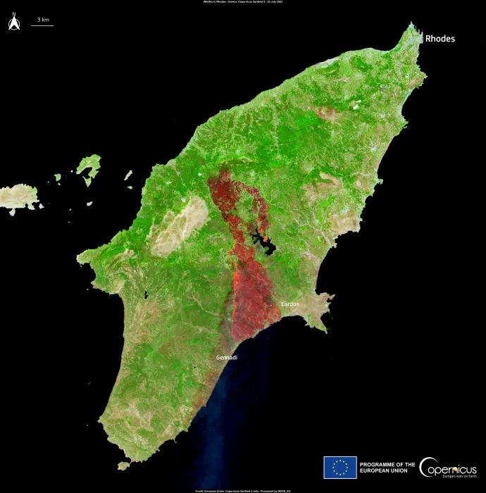 Fotó: Copernicus Sentinel-2 imagery