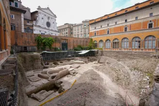Egy Vatikánhoz közeli reneszánsz palota udvara alól került elő Néró színháza