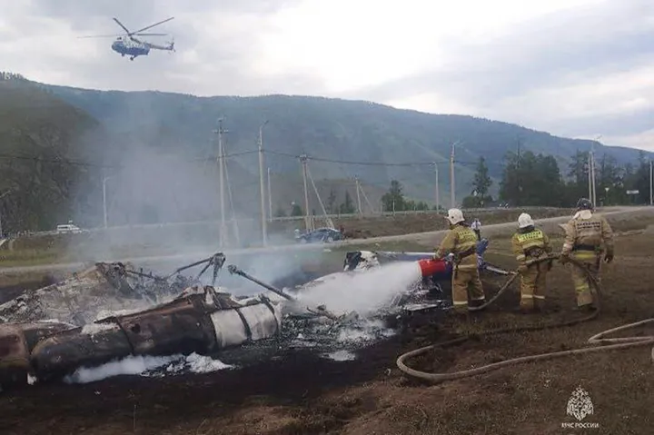 Néhány méterre volt már csak a földtől, amikor lezuhant egy orosz helikopter Szibériában, hatan meghaltak