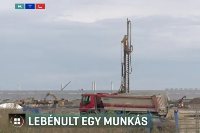 Lebénult egy munkás, aki súlyos gerincsérülést szenvedett a debreceni akkumulátorgyár építkezésén