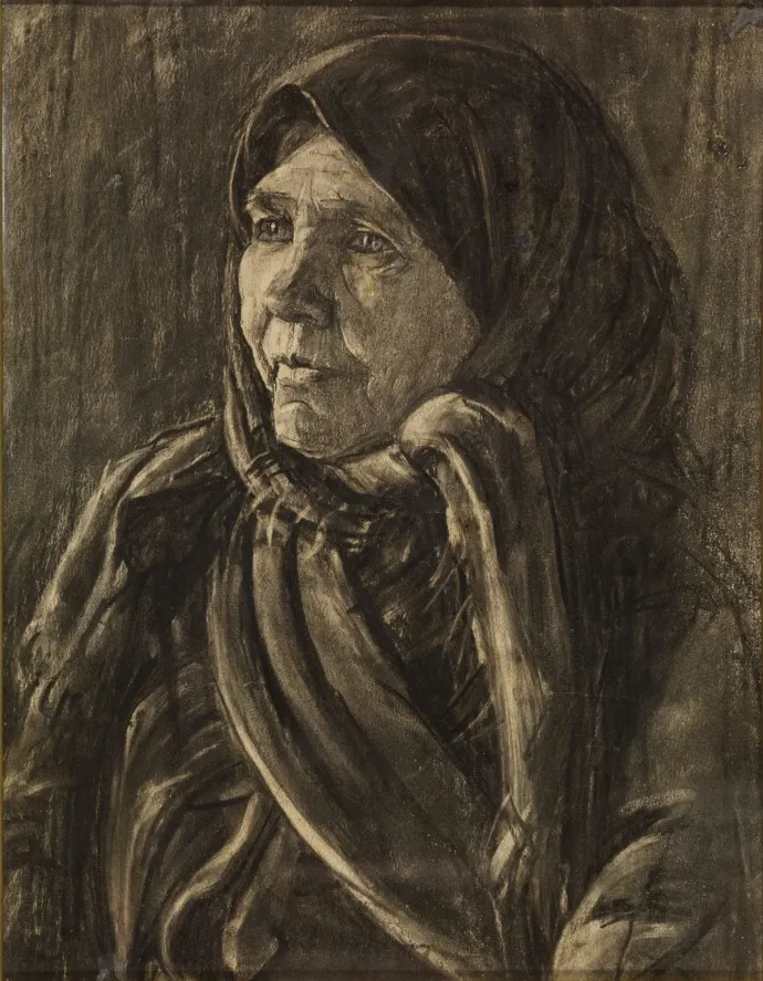 Nagy István: Anyám portréja (1909) – Forrás: Kemény Gyula gyűjteménye, Budapest