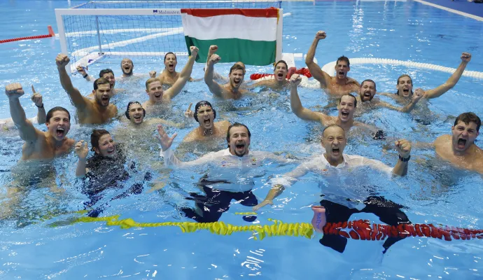 A magyar ünneplés – Fotó: Issei Kato/Reuters