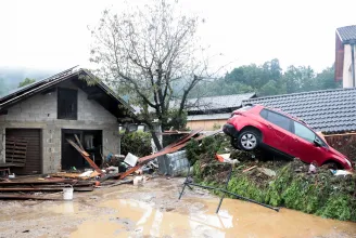 Közel 200 milliárd forintnyi kárt okoztak az áradások Szlovéniában