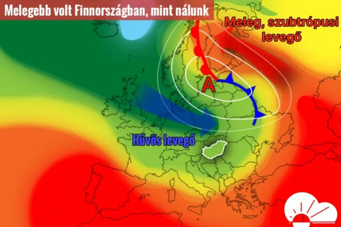 Jön még egy gyenge hidegfront, de utána visszatér a nyár