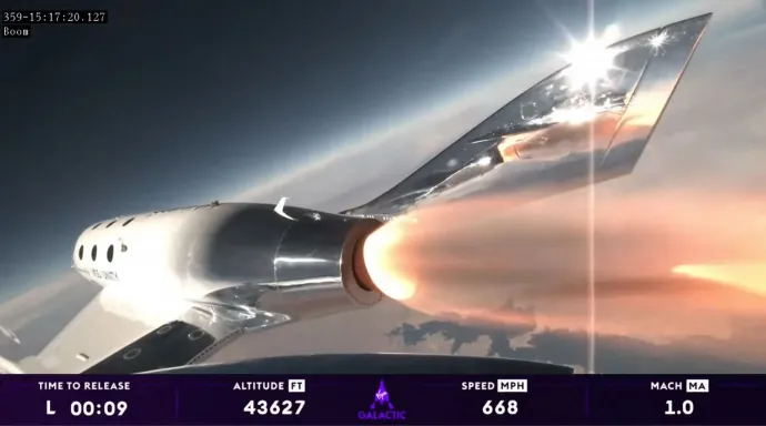 Fotó: Virgin Galactic / AFP