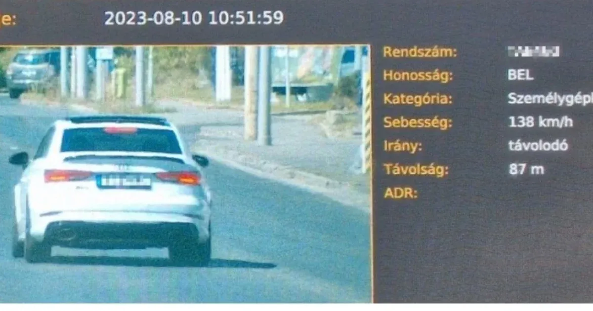 Két nap, két budapesti kerület, közel ötszáz gyorshajtó