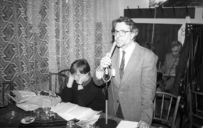Solt Ottilia és Kőszeg Ferenc 1988-ban – Fotó: Philipp Tibor / Fortepan
