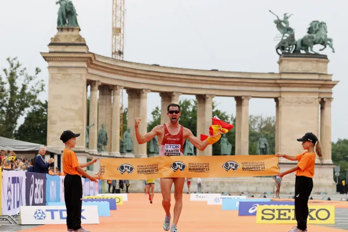 Egy spanyol gyaloglóé lett a budapesti vb első aranya, Helebrandt Máté dupla reggelivel ment egyéni csúcsot