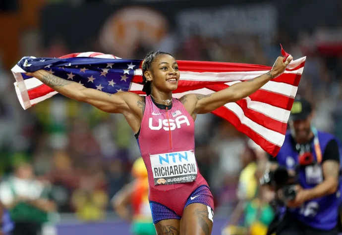 Sha'Carri Richardson lett a világ leggyorsabb női futója – Fotó: Michael Steele / Getty Images