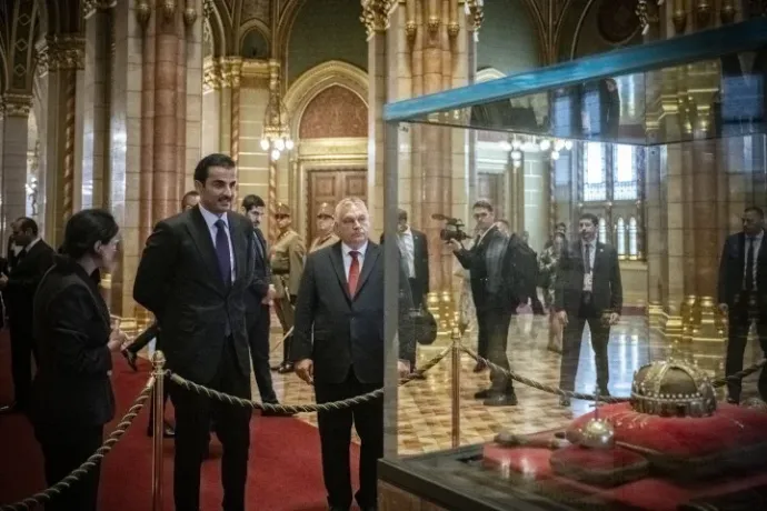 Viktor Orbán and the Emir of Qatar – Photo: The Prime Minister's Press Office / Vivien Cher Benko / MTI