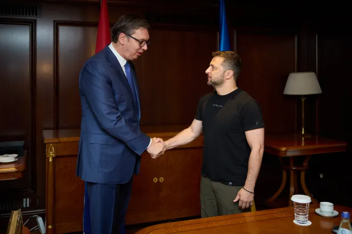 Orbán vendéglátása után egyből Zelenszkijjel egyeztetett a szerb elnök