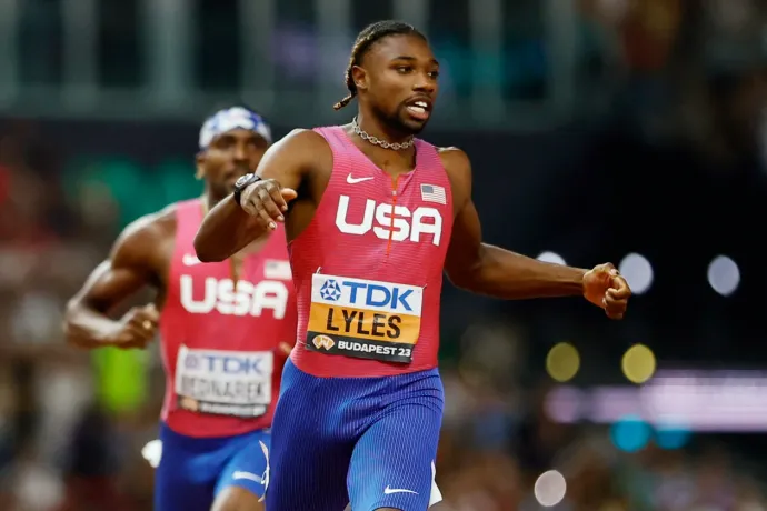 Noah Lyles megcsinálta a sprint duplát, amire utoljára Usain Bolt volt képes