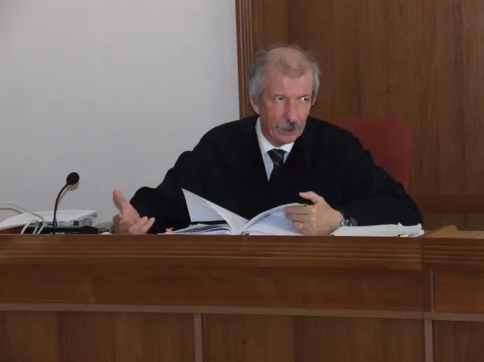 Bóka Tibor bíró tárgyalja újra a pert, amiben korábban másik bíró hozott ítéletet – Fotó: Laczó Balázs/ Telex
