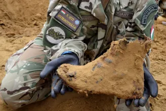 Második világháborús honvédek maradványait találták meg Apagyon