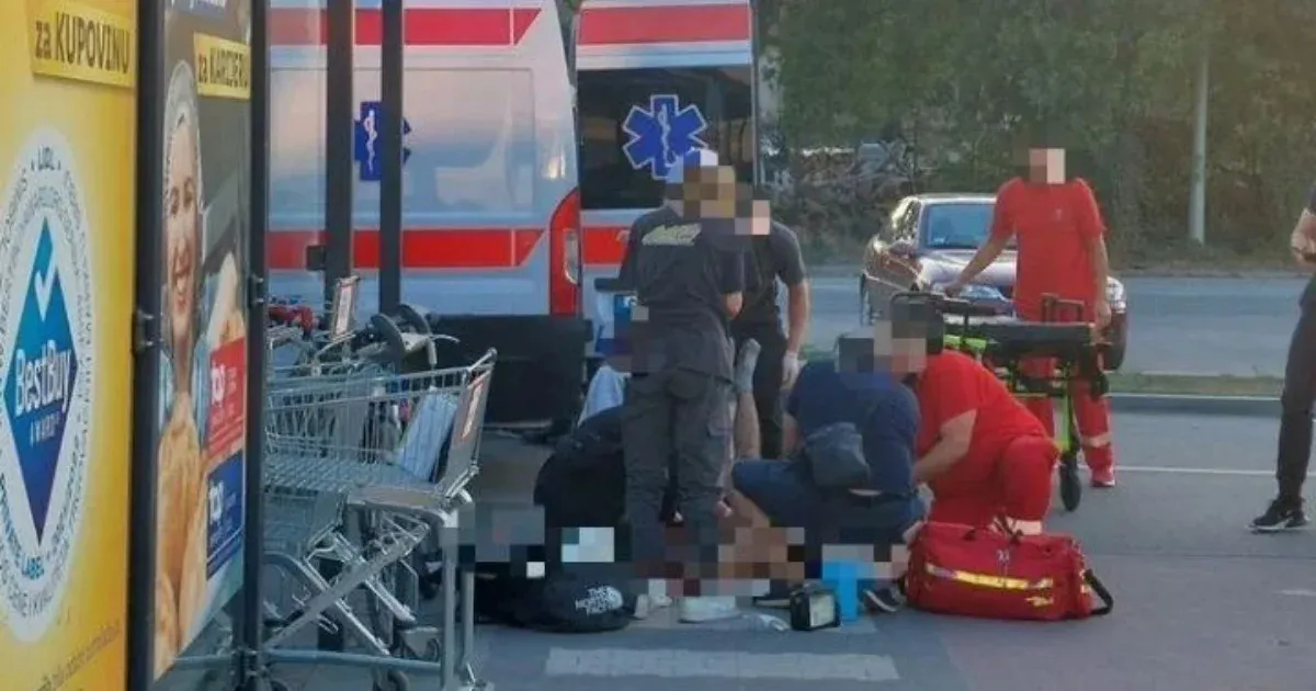 A gunfight broke out between migrants in a Lidl car park in Zatka, and one of them was shot