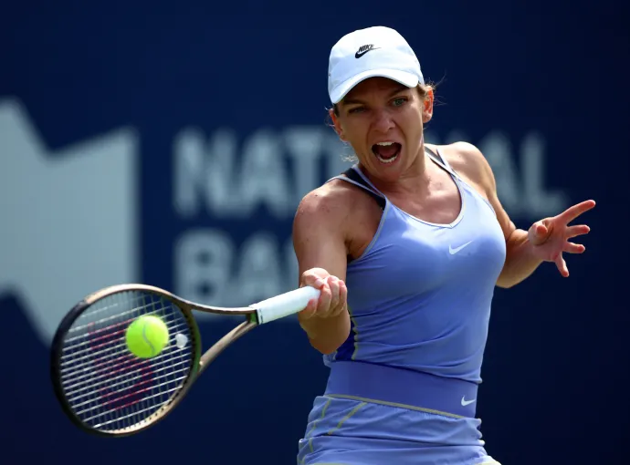 Simona Halep a torontói National Bank Open döntőjében 2022. augusztus 14-én – Fotó: Vaughn Ridley / 2022 Getty Images / AFP