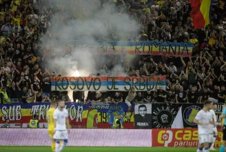 Botrányosra sikerült a Románia-Koszovó mérkőzés a román ultrák viselkedése miatt