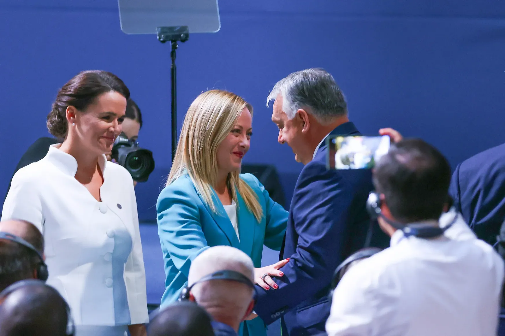 Orbán, Meloni and Novák on the importance of families at the Demographic Summit in Budapest