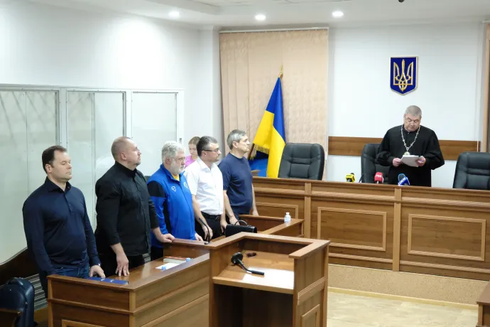 Ihor Kolomojszkij egy bírósági meghallgatáson Kijevben 2023. szeptember 2-án – Fotó: Vitalii Nosach / Global Images Ukraine / Getty Images