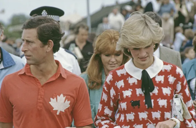 Károly és Diana Smith's Lawn-ban, a Guards Polo Clubban, Windsorban, 1983 júniusában – Fotó: Princess Diana Archive / Getty Images