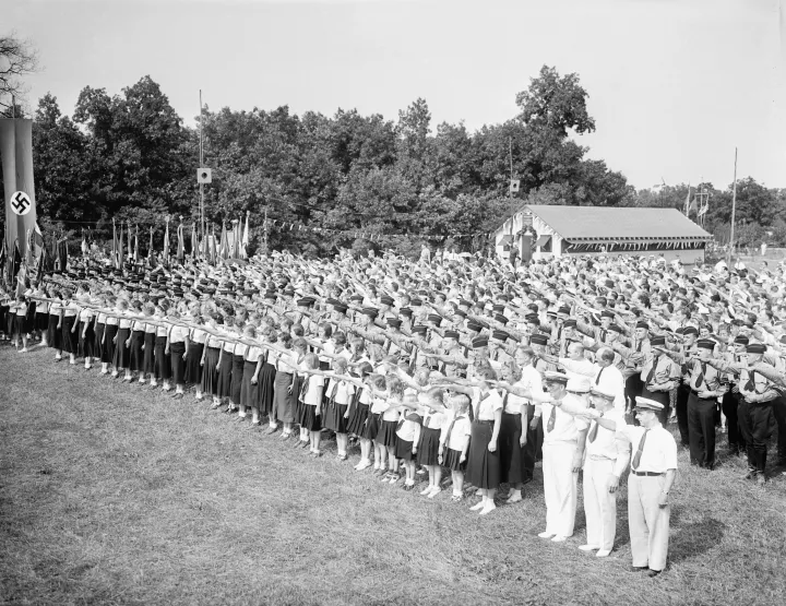Német napot ünnepelnek a Long Island-i Camp Sigfriedben, 1937-ben – Fotó: Bettmann