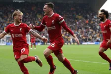 Hátrányból fordított a Liverpool, Szoboszlai volt a meccs egyik legjobbja