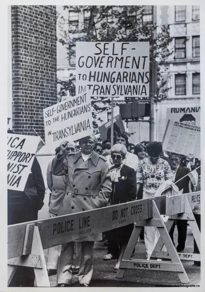 Az 1976-os New York-i tüntetés – Fotó: Brian Alpert / Keystone / Forrás: Muzeul de fotografie
