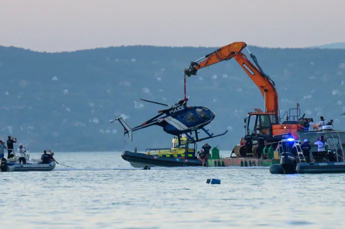 Anyaghiba okozhatta a balatoni helikopter-balesetet