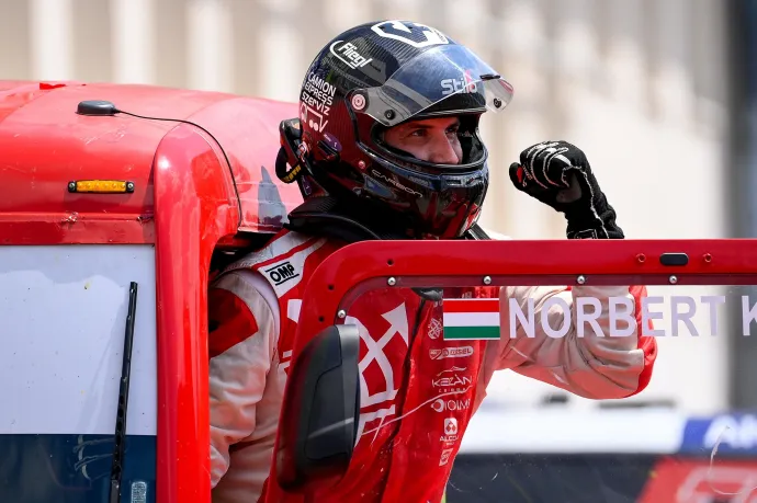 Ötödször is Európa-bajnok lett Kiss Norbert a gyorsasági kamion-Eb-n