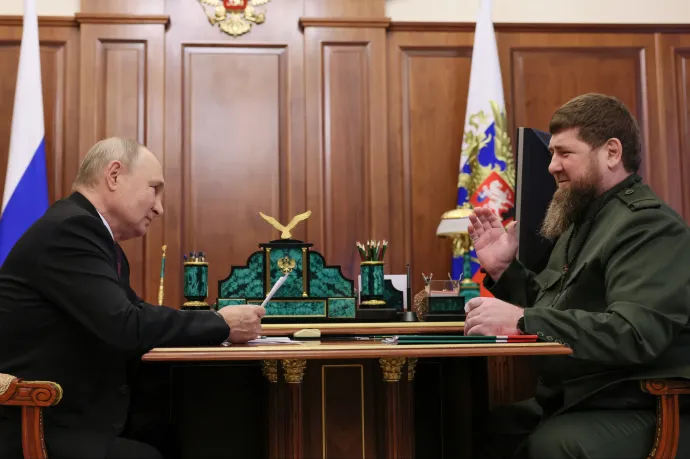 Putyin a Kremlben találkozott Kadirov csecsen vezetővel