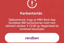 Informatikai átállás miatt napokig nem elérhető az MBH alkalmazása