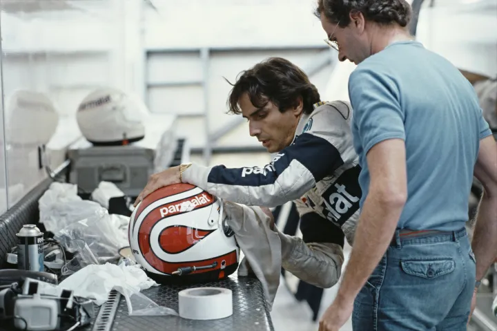 Nelson Piquet se convirtió en tres veces campeón mundial de Fórmula 1 el sábado - Fotografía: Bryn Coulton/Getty Images