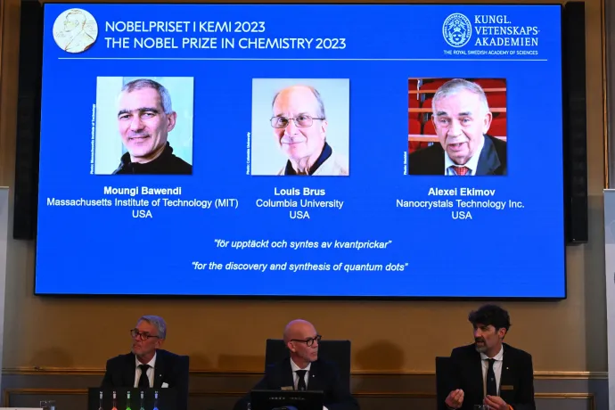QLED-tévékben használt technológia megalapozásáért járt az idei kémiai Nobel-díj