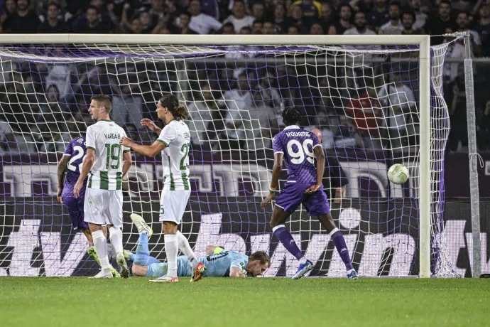 A Fiorentina szépítő gólja – Fotó: Koszticsák Szilárd / MTVA – Médiaszolgáltatás-támogató és Vagyonkezelõ Alap