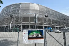 Uniós pénzből telepítettek napelemeket a Fradi-stadion tetejére