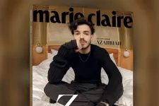 Azahriah az első férfi a magyar Marie Claire címlapján