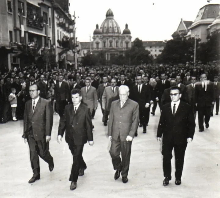 Ceaușescu marosvásárhelyi látogatása – Fotó: IICCR / A román kommunizmus online fotóarchívuma
