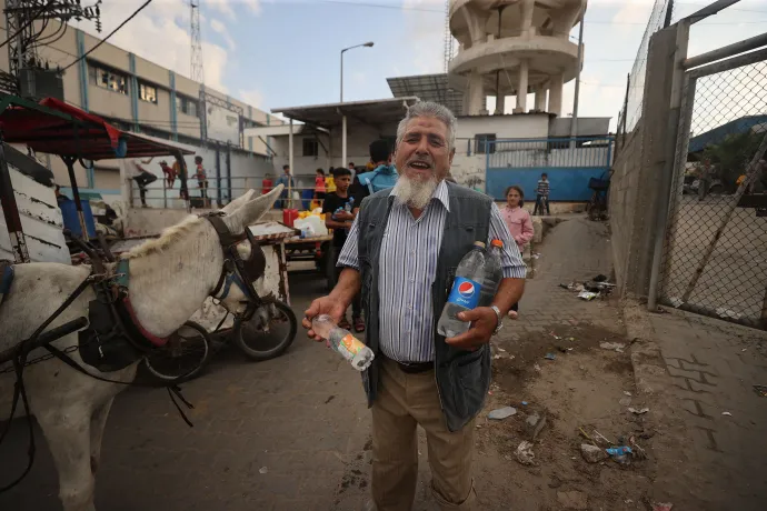 Az ENSZ szerint kétmillió palesztin küzd ivóvízhiánnyal a térségben – Fotó: Mustafa Hassona / 2023 Anadolu