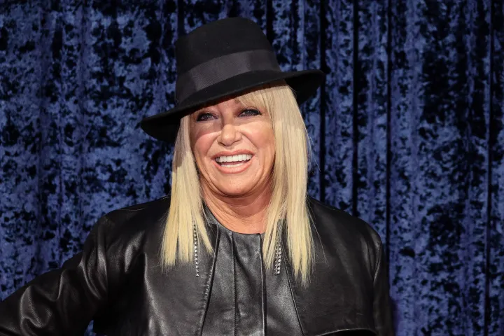 Suzanne Somers at Clive Davis's 90th birthday party on April 6, 2022 in New York - Photograph: Jamie McCarthy/Getty Images/AFP