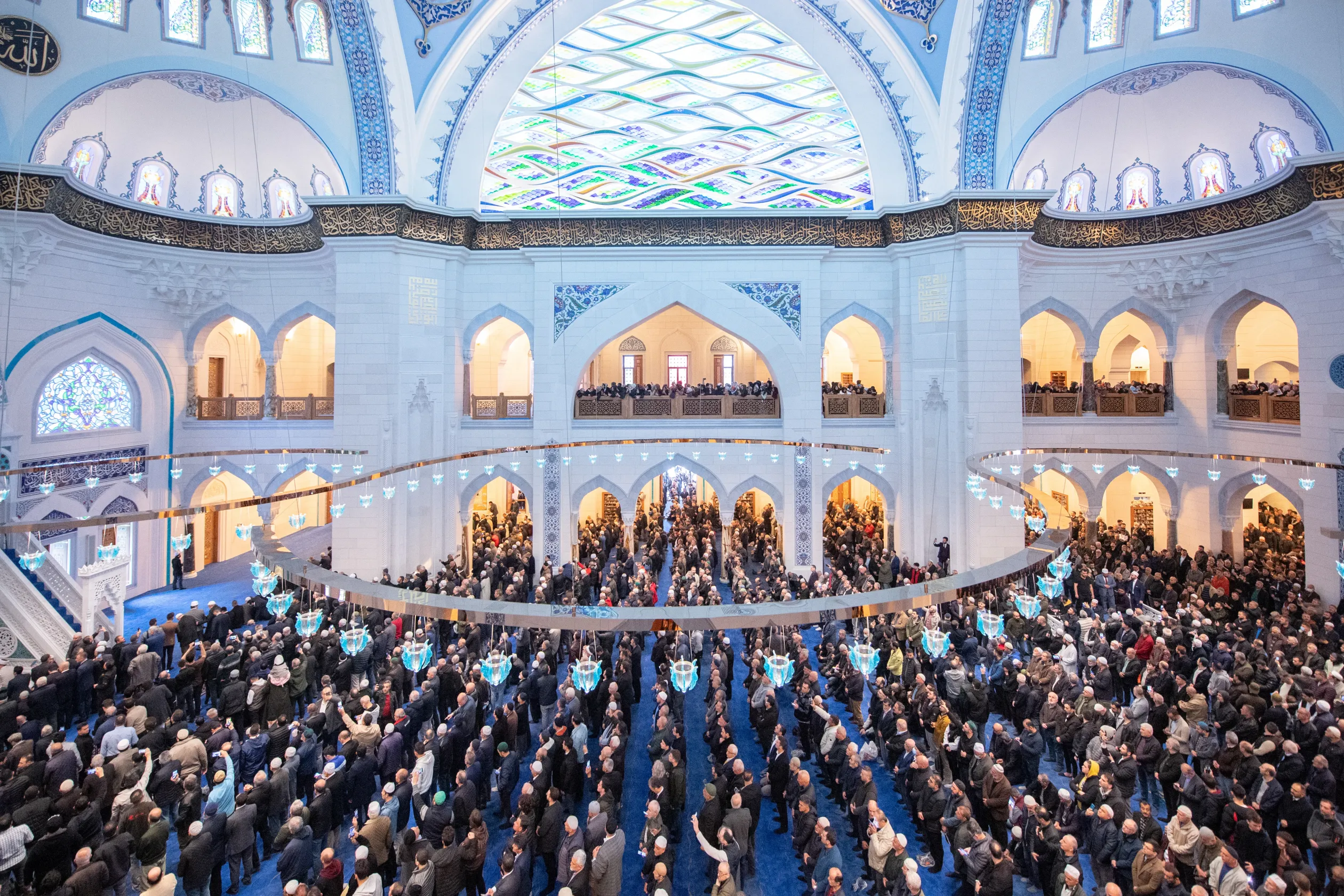 A Hajreddin Barbarossa pasa mecset átadó ünnepsége 2023. május 12-én Isztambulban – Fotó: Bődey János / Telex