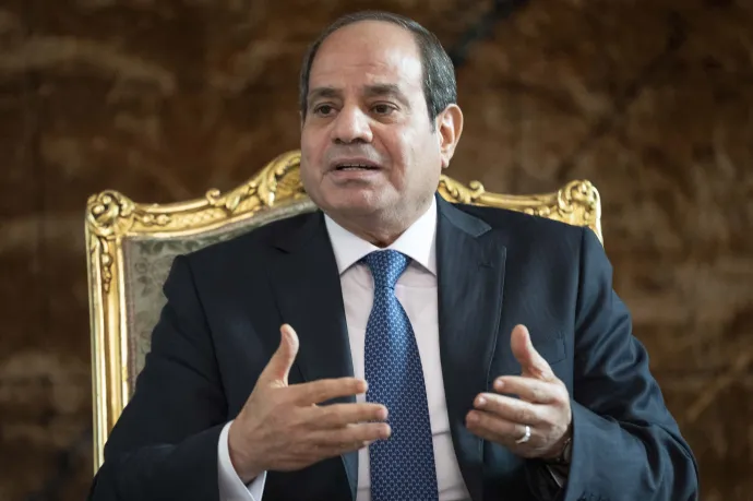 Abd el-Fattáh esz-Szíszi egyiptomi elnök – Fotó: Jacquelyn Martin / AFP
