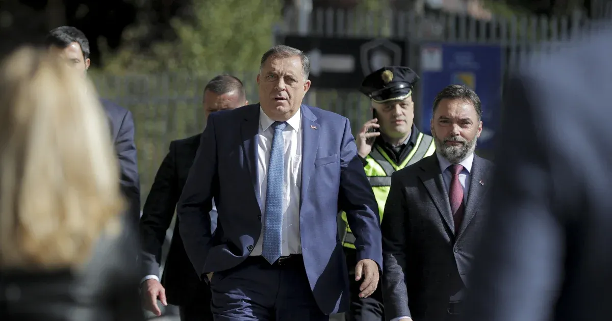 Estados Unidos impuso sanciones a los círculos familiares y empresariales del líder serbobosnio Milorad Dodik
