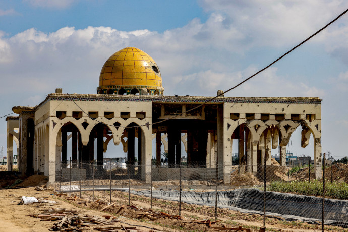 A lerombolt A Jasszer Arafat nemzetközi repülőtér. Fotó: AFP / Europress.