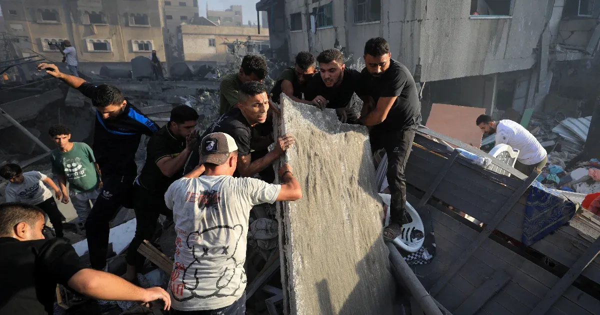 350 ezer palesztin maradhatott a Gázai övezet északi részén, borzalmas körülmények között