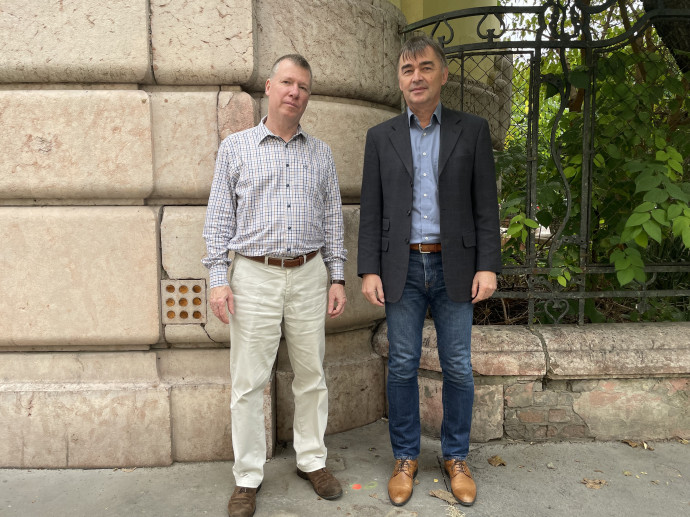 Holtzer Péter és Szabó Csaba (jobbra)