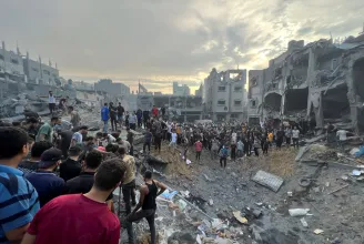 Egy gázai menekülttábort bombázott Izrael, Katar szerint ez rontja a tárgyalások esélyeit
