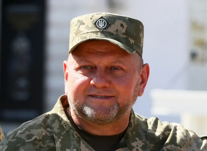 Valerij Zaluzsnij, az ukrán hadsereg főparancsnoka – Fotó: Vladimir Sindeyeve/NurPhoto/AFP