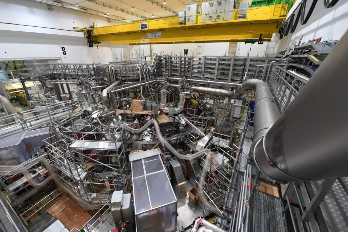 A Wendelstein 7-X sztellarátor a Max Planck Intézetben – Fotó: Stefan Sauer / AFP