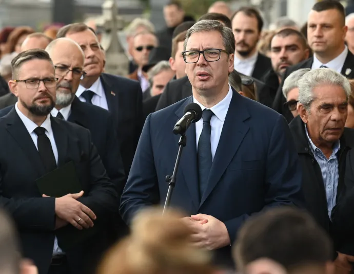 Aleksandar Vučić szerb elnök – Fotó: Máthé Zoltán / MTI